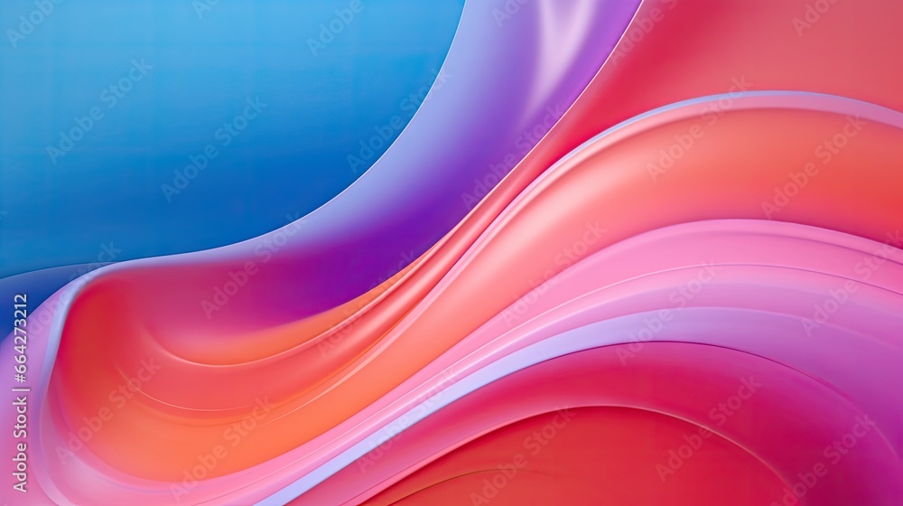 Poster blurry multicolored neon gradient background with vibrant vivid pink smooth surface