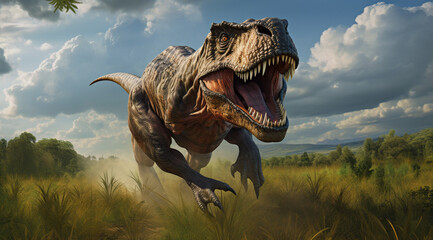 Obraz premium trex realistic photo