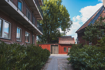 old house in the city of stockholm