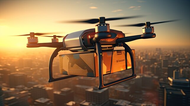 Autonomous delivery drone logistics