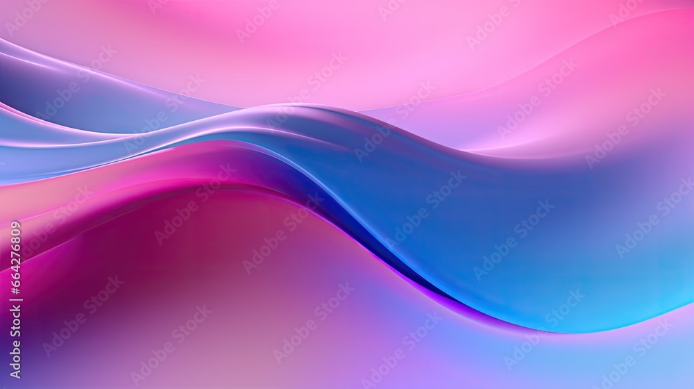 Aufkleber blurry multicolored neon gradient background with vibrant vivid pink smooth surface