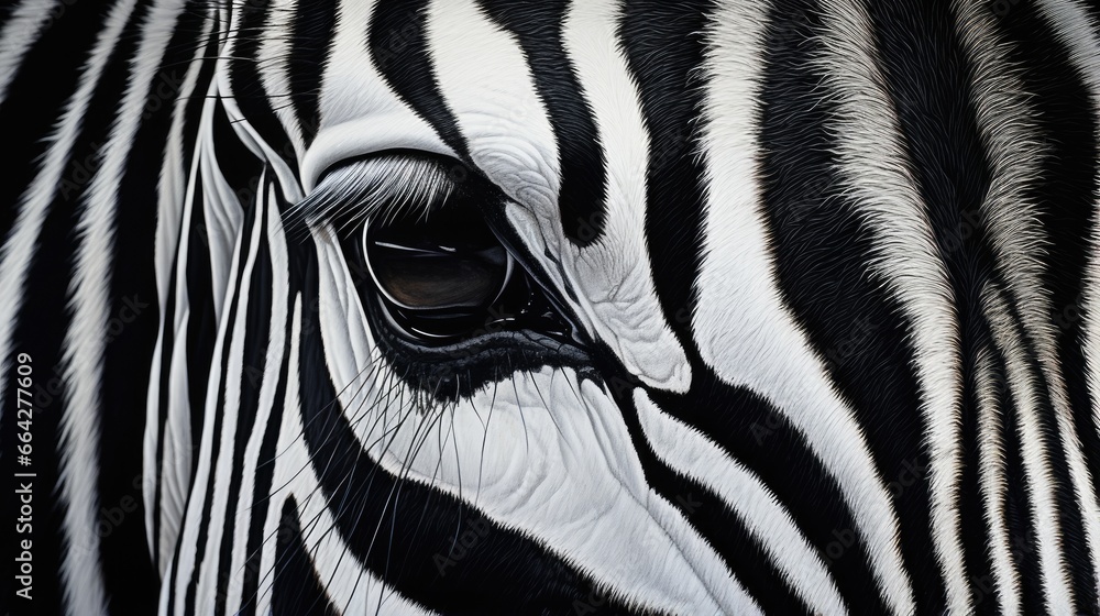 Poster colorful textiles can use a zebra like design