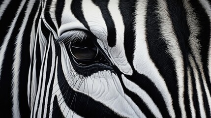 Fototapeta na wymiar Colorful textiles can use a zebra like design