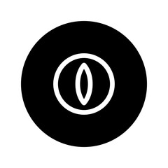 eye circular line icon