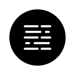 fog circular line icon