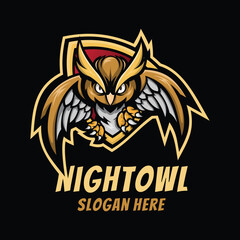 Owl Mascot Logo Design