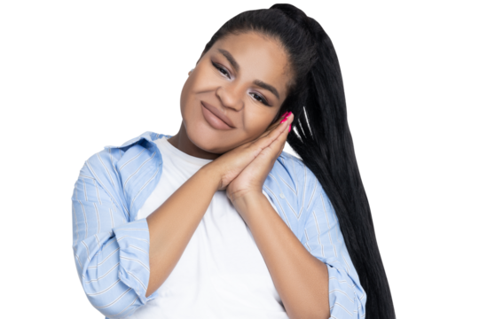 PNG, pregnant African American woman, isolated on white background.