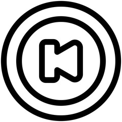 previous button icon