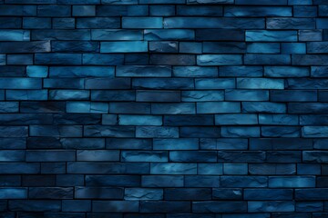Blue brick wall texture background. Abstract blue brick wall texture background.