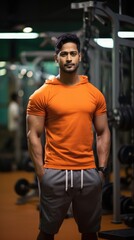 Fitness Model. Fictional characters created by Generated AI.