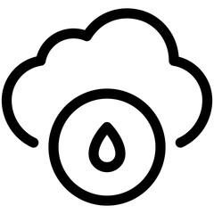 cloud water icon