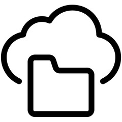 cloud folder icon