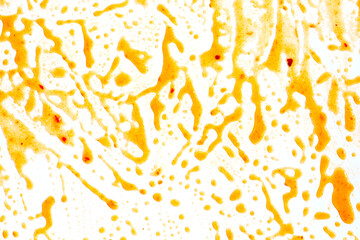 Texture of dirty white dish background.