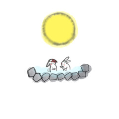 温泉でおしゃべり