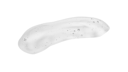 Smear of cosmetic oil on reflective surface