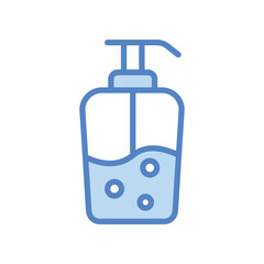 Fototapeta premium Facewash icon isolate white background vector stock illustration