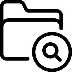 search folder icon - obrazy, fototapety, plakaty
