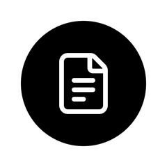 file circular line icon