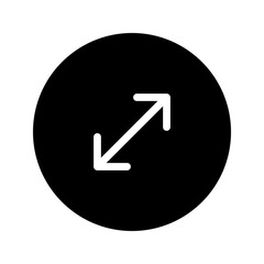 resize circular line icon
