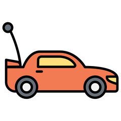 Toy car icon