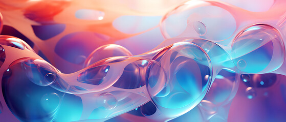 Fototapeta premium Iridescent Soap Bubble Texture Background