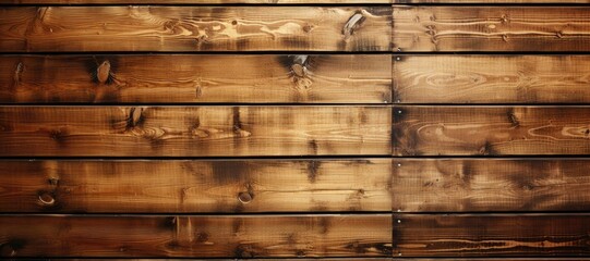In a wide-format abstract background image, a close-up perspective showcases newly installed untreated boards secured with visible nails. Photorealistic illustration