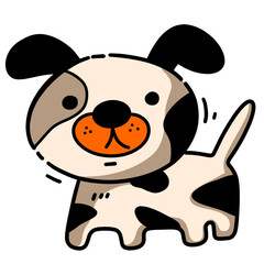 cute dog sticker