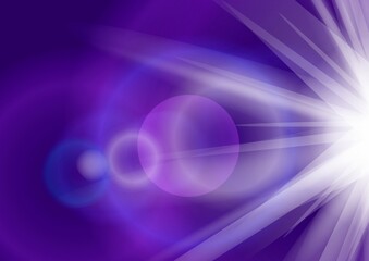 flash of light on a purple background, background with glare