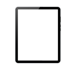 Illustration of a modern tablet mock up