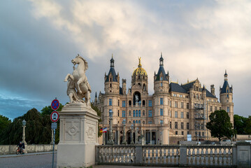 Schwerin, Mecklenburg-Vorpommern, Germany - Schwerin Castle  magic view