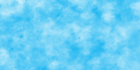 Abstract Blue Soft Bokeh Background,blue sky Water color background, Illustration, texture for design,style color stained illustration abstract background,Grunge aquarelle painted paper textured canva