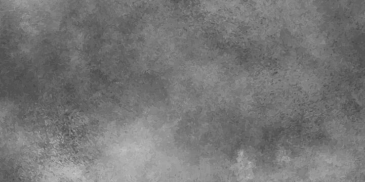 Monochrome gray aquarelle painted paper textured canvas for design, vintage card, retro template..beautiful grunge wall texture background used for wallpaper, banner, painting, decoration and design.	