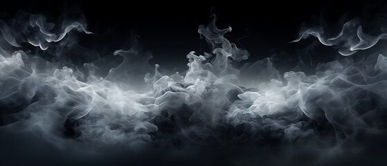 High Tech Kaleidoscopic Smoke Panoramic Background