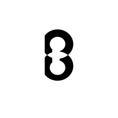 Initial letter B logo vector design template modern 