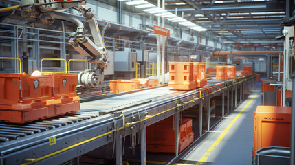 Advanced Manufacturing Technology. Manufacture management, Robotic Manufacturing, Robotic Warehouse