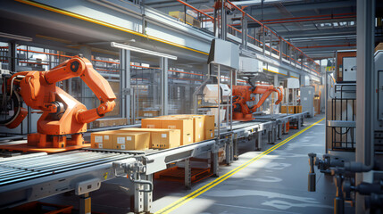 Advanced Manufacturing Technology. Manufacture management, Robotic Manufacturing, Robotic Warehouse