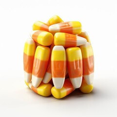Candy Corn  Cartoon 3D , Cartoon 3D, Isolated On White Background, Hd Illustration