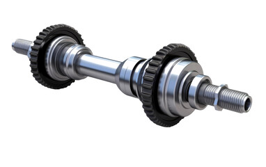 Efficient Axle Gear Solution on Transparent Background - obrazy, fototapety, plakaty