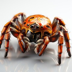 Spider , Cartoon 3D, Isolated On White Background, Hd Illustration