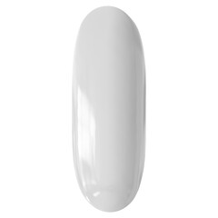 White Letter I Font Bubble