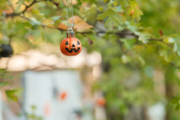 Beautiful autumn Halloween location