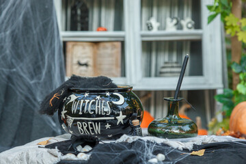 Beautiful autumn Halloween location