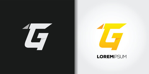 yellow letter g logo