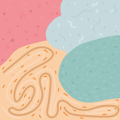 cute background of delicate shades