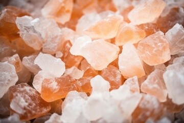 Fototapeta na wymiar texture shot of heated salt stone