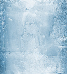 light blue watercolor background artistic hand paint, raindrops on glass, ice background, ice texture