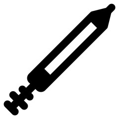 eyebrow icon vector illustration asset element