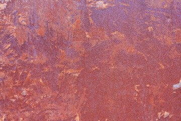 赤茶色に錆びた鉄板の模様、背景素材