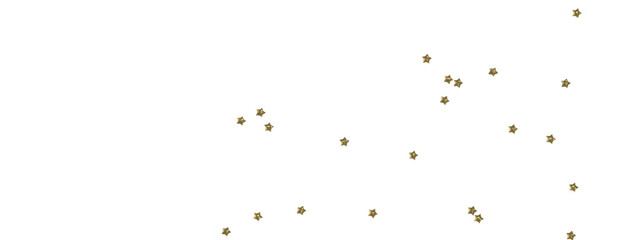 Starstruck Spectacle: 3D Illustration Transports You to a Gold Stars Shower