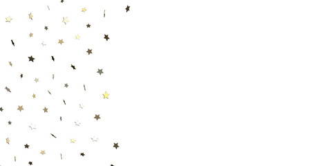 Starlit Christmas Shower: Mesmeric 3D Illustration Depicting Descending Holiday Star Particles